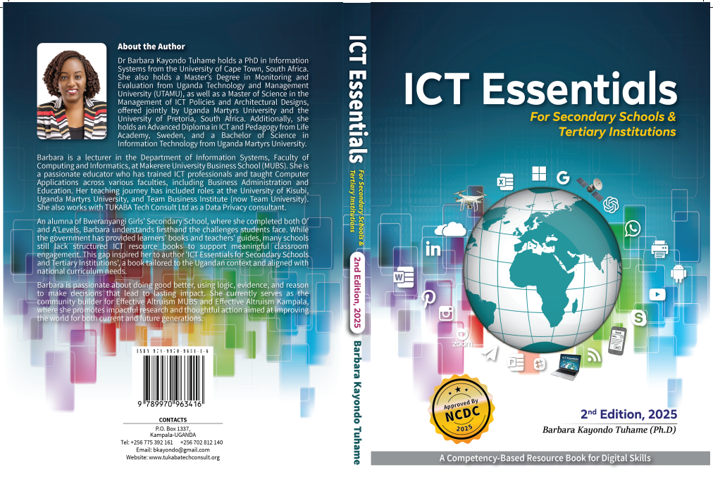 ICT Essentials, Dr. Barbara Kayondo Tuhame — latest cover